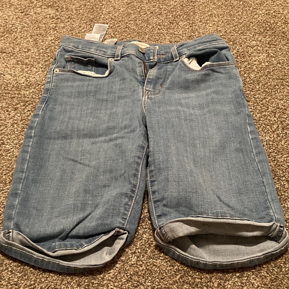 Levi's Light Blue Denim Shorts